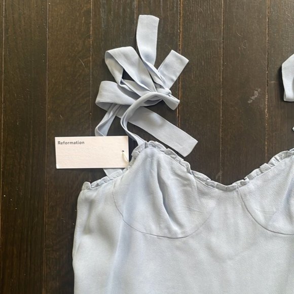 NWT Reformation Christine dress in Mineral - Picture 4 of 5